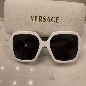 Versace White Sunglasses